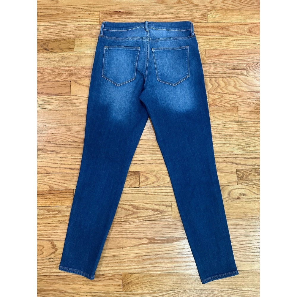 Gap 1969 Easy Leggings Jeans Women's Size 29R Dark‎ Wash Stretch Denim Mid Rise - Picture 2 of 10